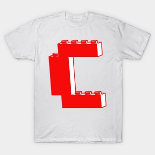 THE LETTER C, Customize My Minifig T-Shirt